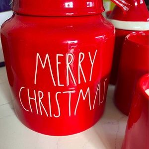 Rae Dunn Christmas canister